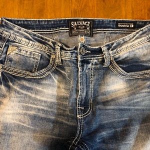 Buckle Salvage Denim Jeans 34x30
